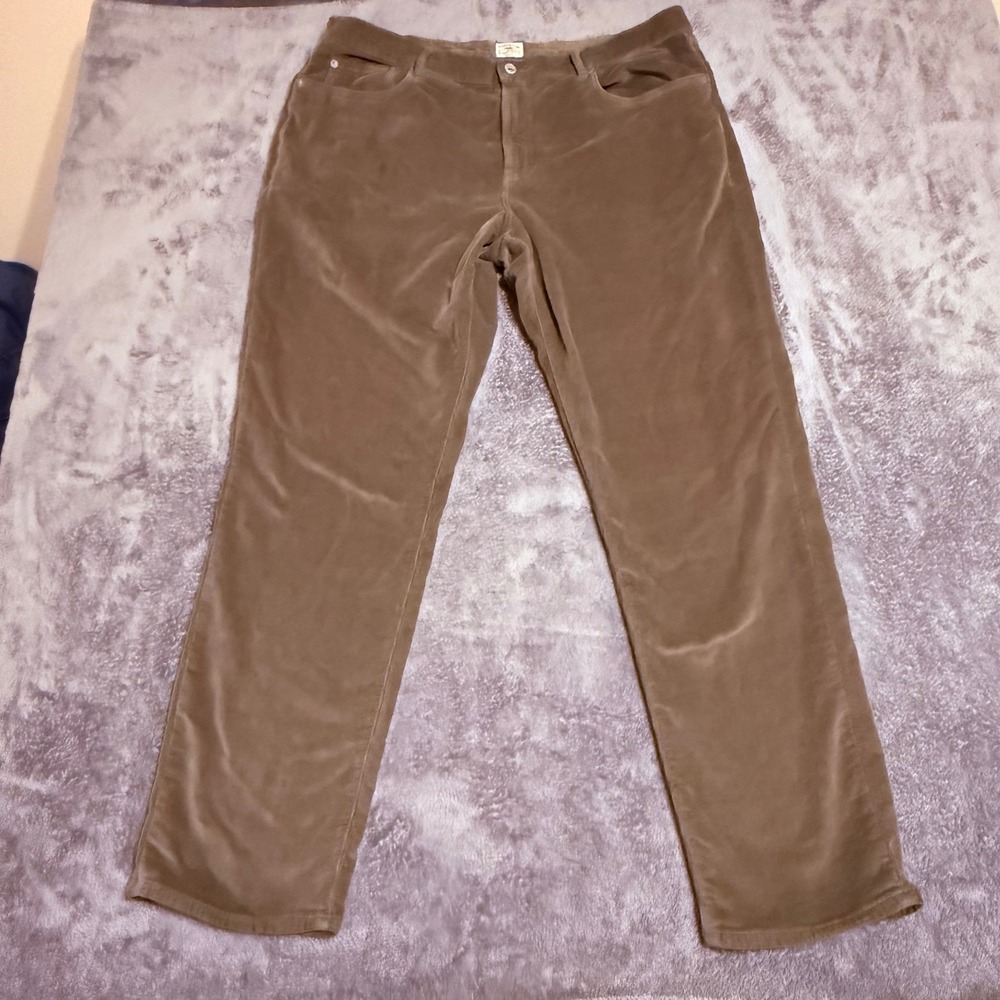 FAHERTY BRAND Mens Brown Corduroy Pants Straight Leg Casual Comfort‎ Size 38x31